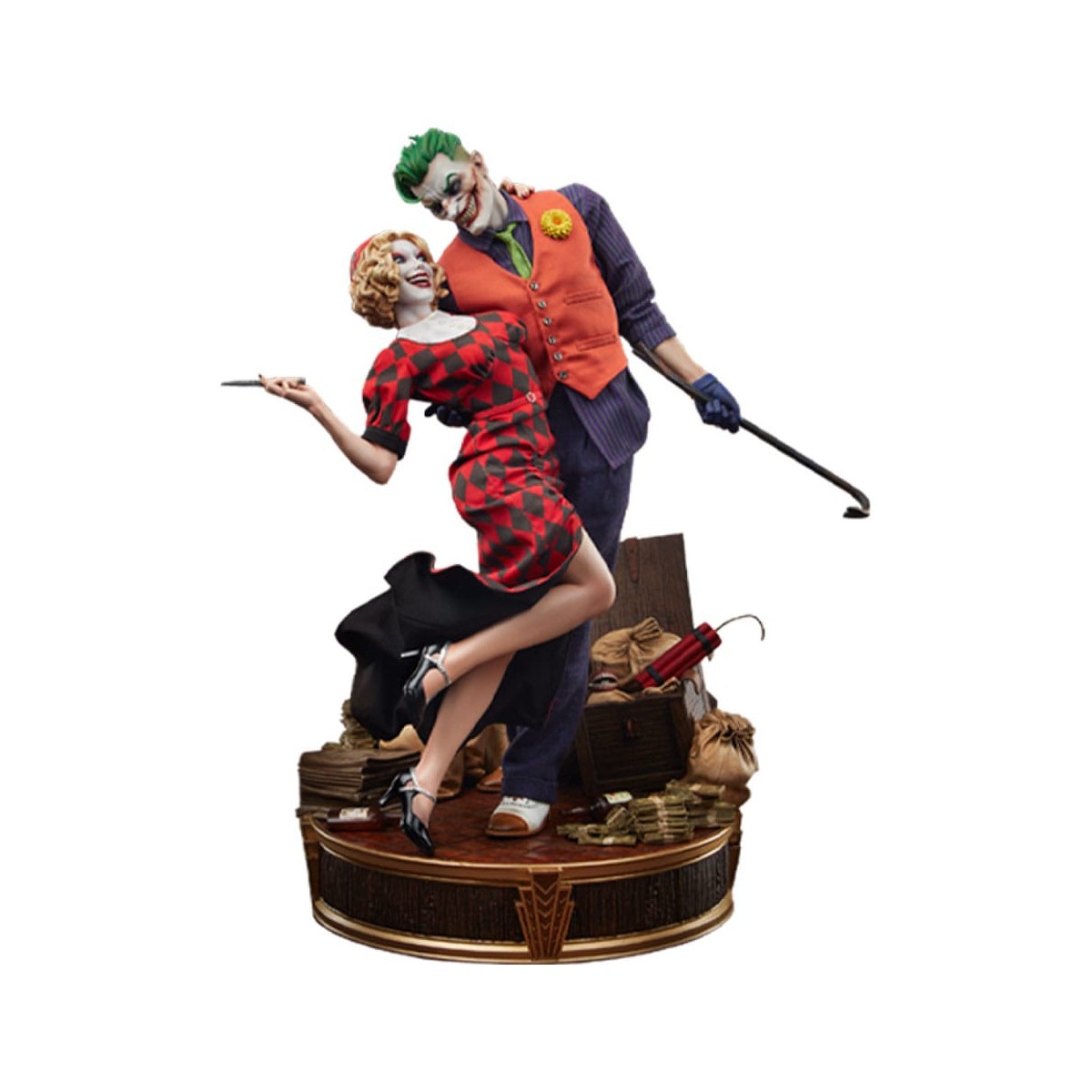 Sideshow DC Comics Mythos - El Joker y Harley Quinn: Amor sin Ley