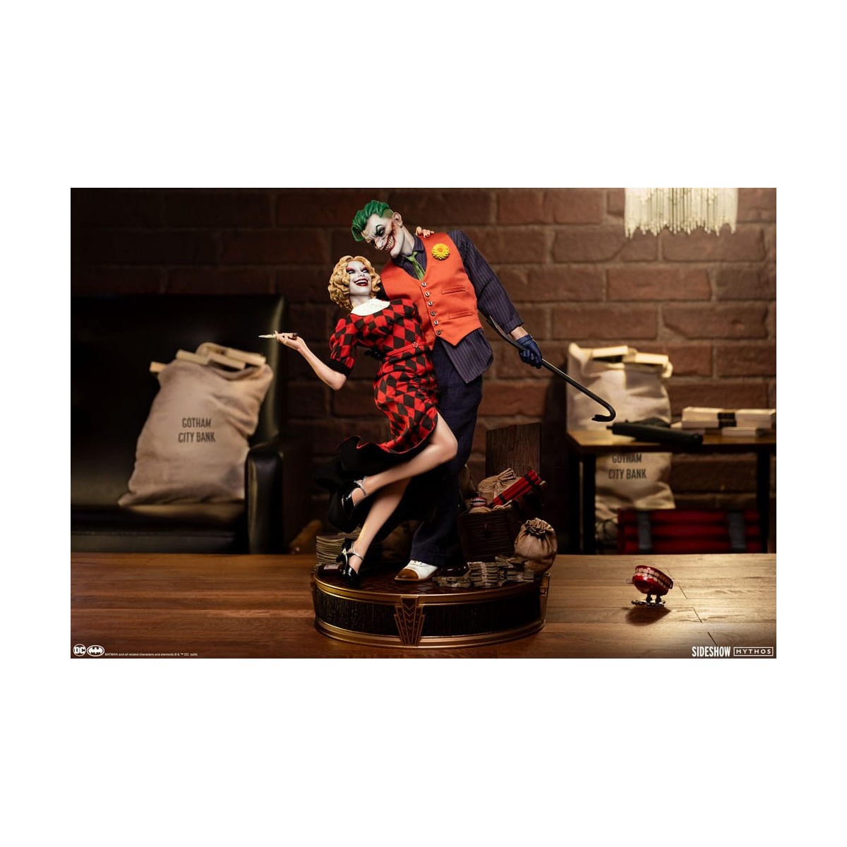 Sideshow DC Comics Mythos - El Joker y Harley Quinn: Amor sin Ley