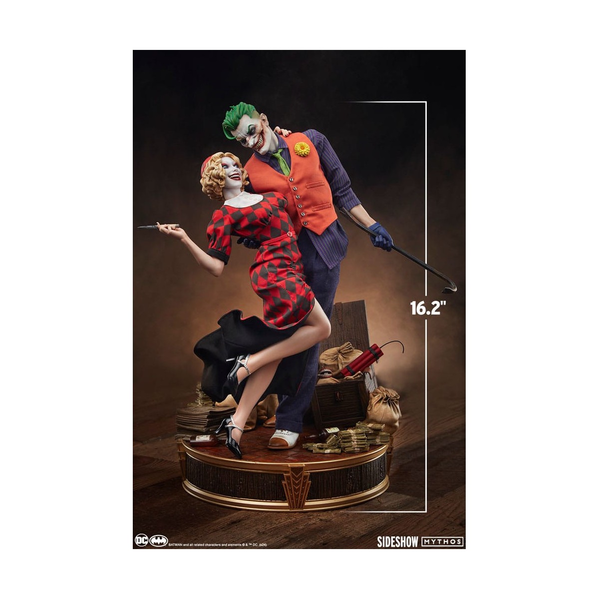 Sideshow DC Comics Mythos - El Joker y Harley Quinn: Amor sin Ley