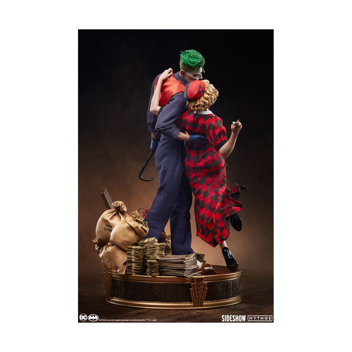 Sideshow DC Comics Mythos - El Joker y Harley Quinn: Amor sin Ley