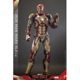 Hot Toys - Iron Man 3 - Mark XLII 2.0 die cast MMS 1/6 - Mark 42