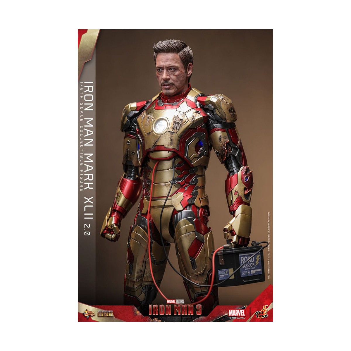 Hot Toys - Iron Man 3 - Mark XLII 2.0 die cast MMS 1/6 - Mark 42
