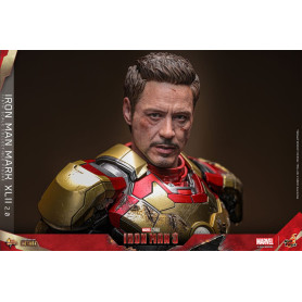 Hot Toys - Iron Man 3 - Mark XLII 2.0 die cast MMS 1/6 - Mark 42
