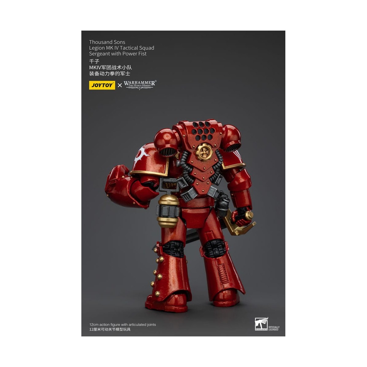 JoyToy Marines Espaciales - Mil hijos - Legión MK IV Sargento de Escuadra Táctica con Puño de Poder