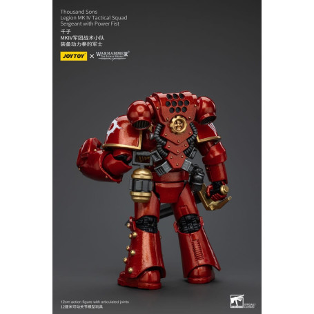 JoyToy Marines Espaciales - Mil hijos - Legión MK IV Sargento de Escuadra Táctica con Puño de Poder