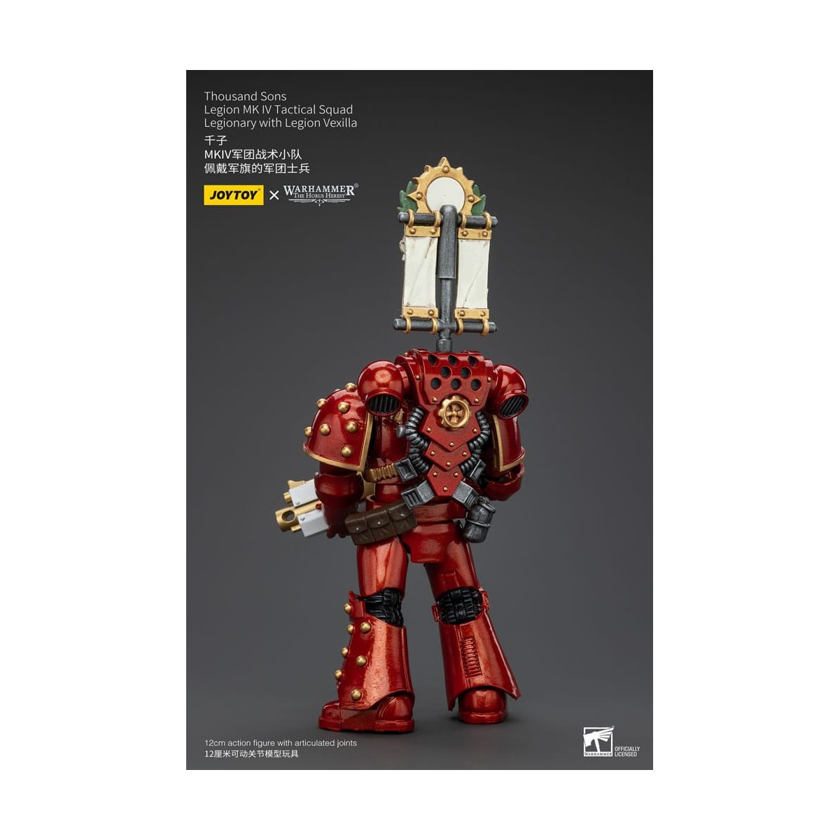 JoyToy Space Marines - Mil hijos - Legión MK IV Escuadra Táctica Legionario con Legión Vexilla