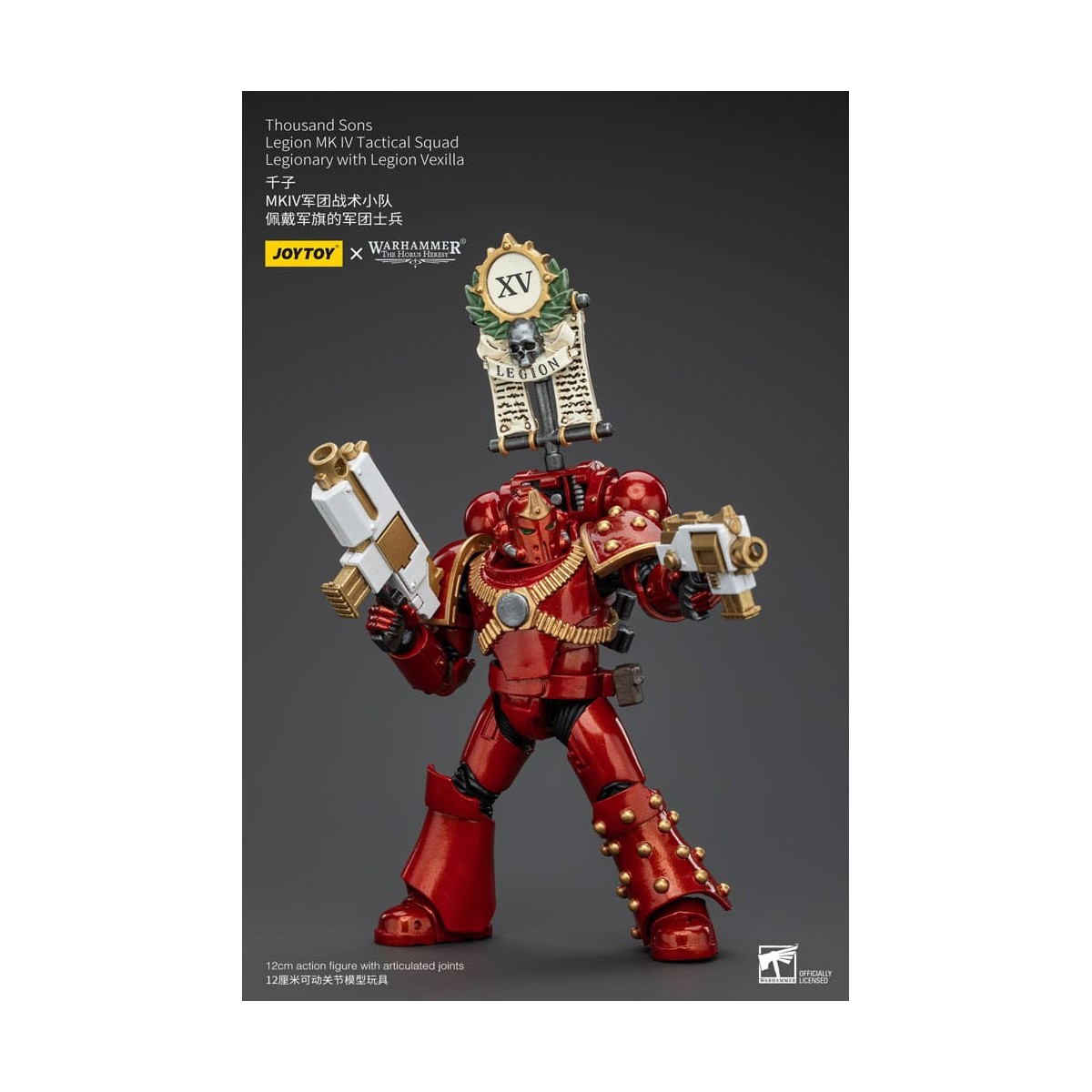 JoyToy Space Marines - Mil hijos - Legión MK IV Escuadra Táctica Legionario con Legión Vexilla