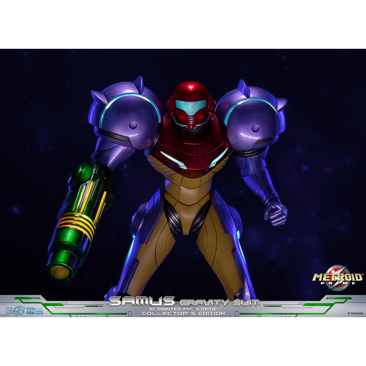 First 4 Figures - Metroid - SAMUS GRAVITY SUIT Collector's Edition Estatua de PVC