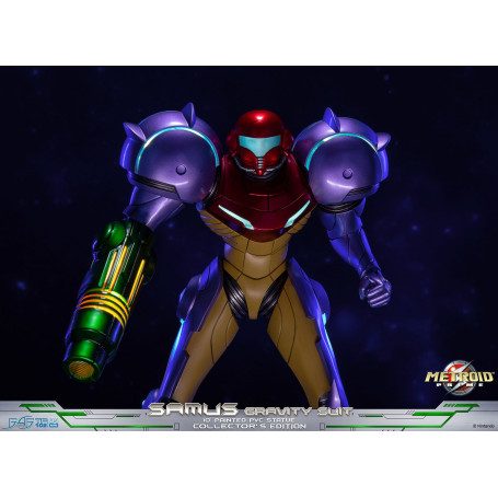 First 4 Figures - Metroid - SAMUS GRAVITY SUIT Collector's Edition Estatua de PVC