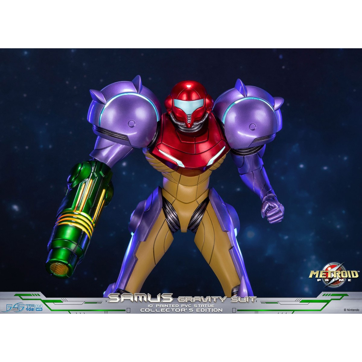 First 4 Figures - Metroid - SAMUS GRAVITY SUIT Collector's Edition Estatua de PVC