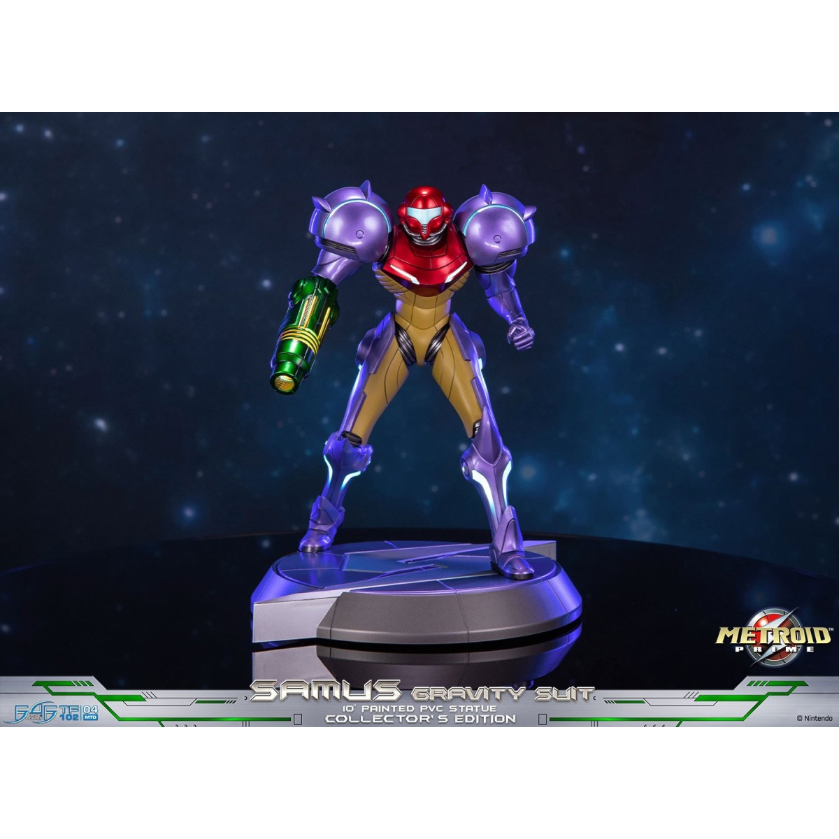 First 4 Figures - Metroid - SAMUS GRAVITY SUIT Collector's Edition Estatua de PVC
