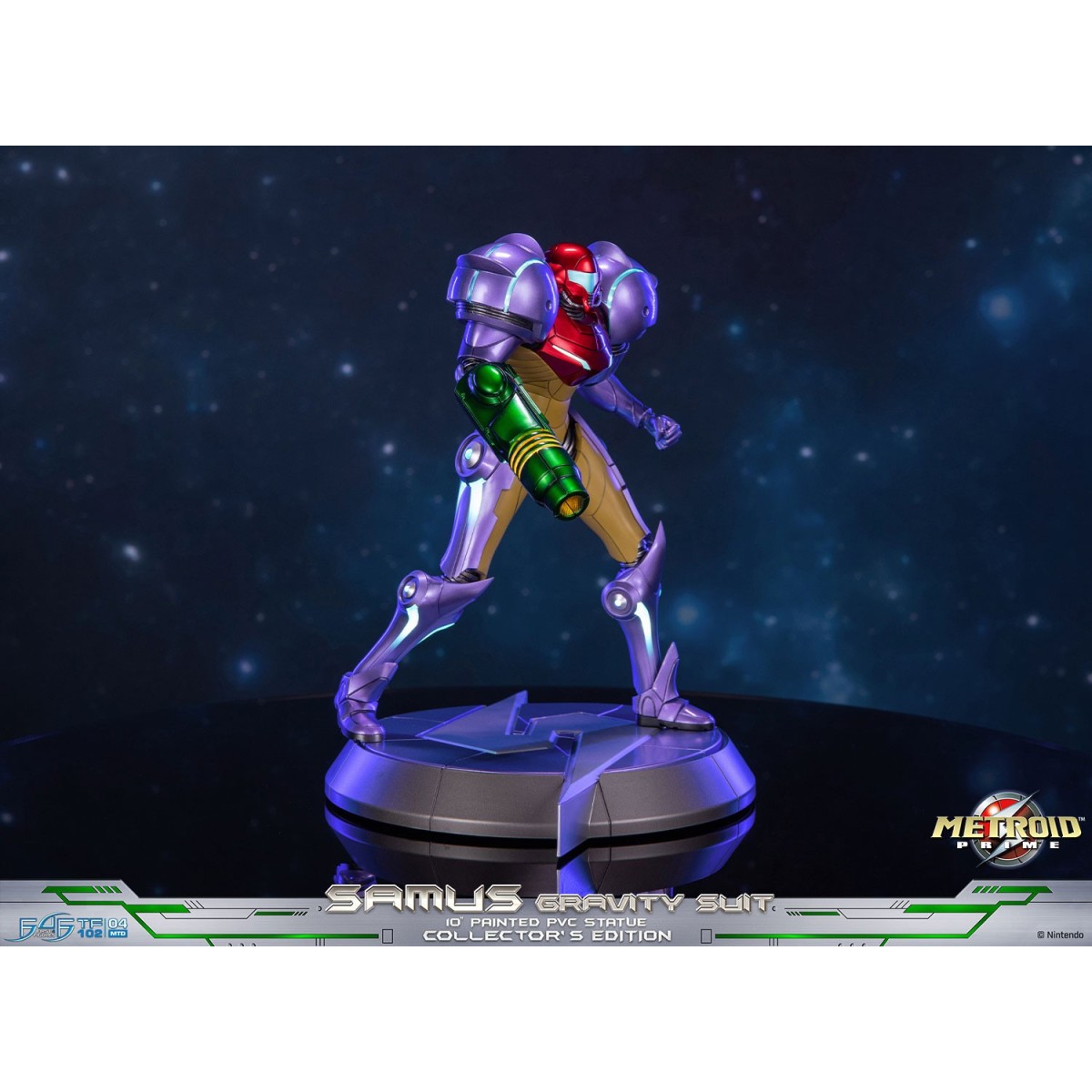 First 4 Figures - Metroid - SAMUS GRAVITY SUIT Collector's Edition Estatua de PVC