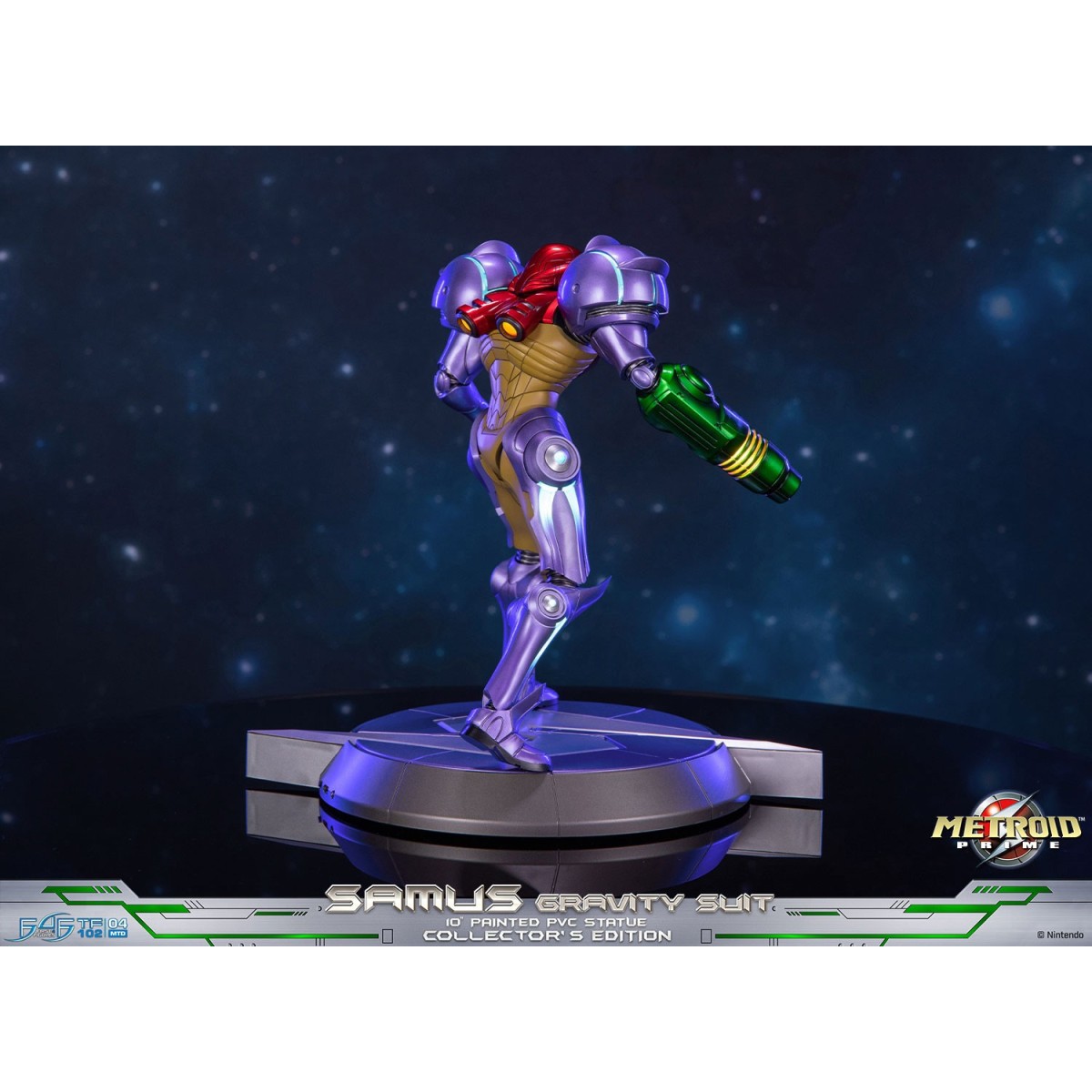 First 4 Figures - Metroid - SAMUS GRAVITY SUIT Collector's Edition Estatua de PVC