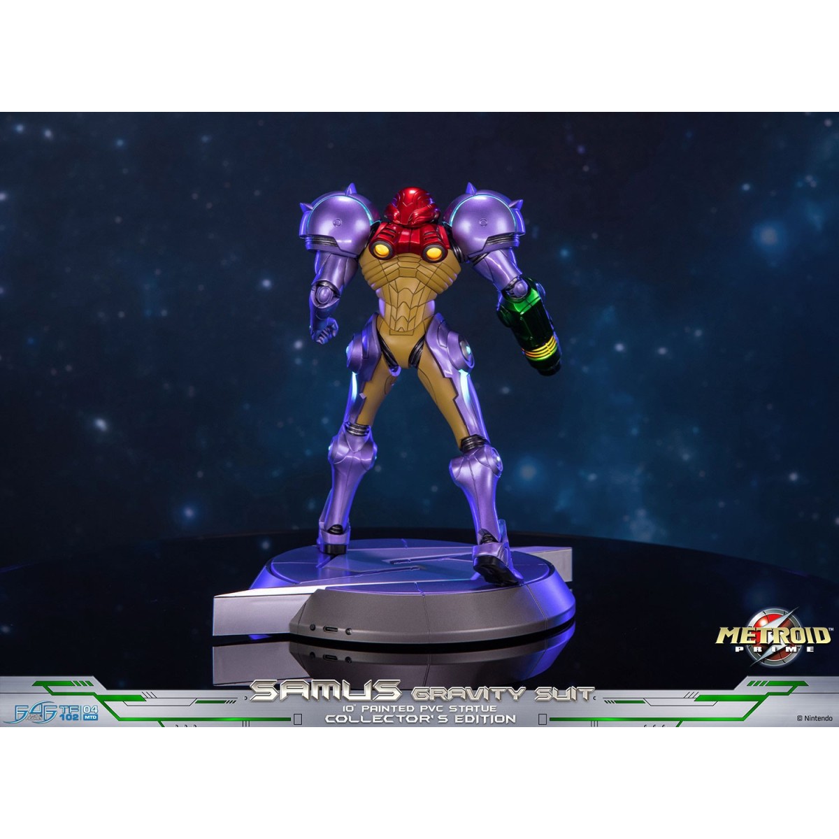 First 4 Figures - Metroid - SAMUS GRAVITY SUIT Collector's Edition Estatua de PVC