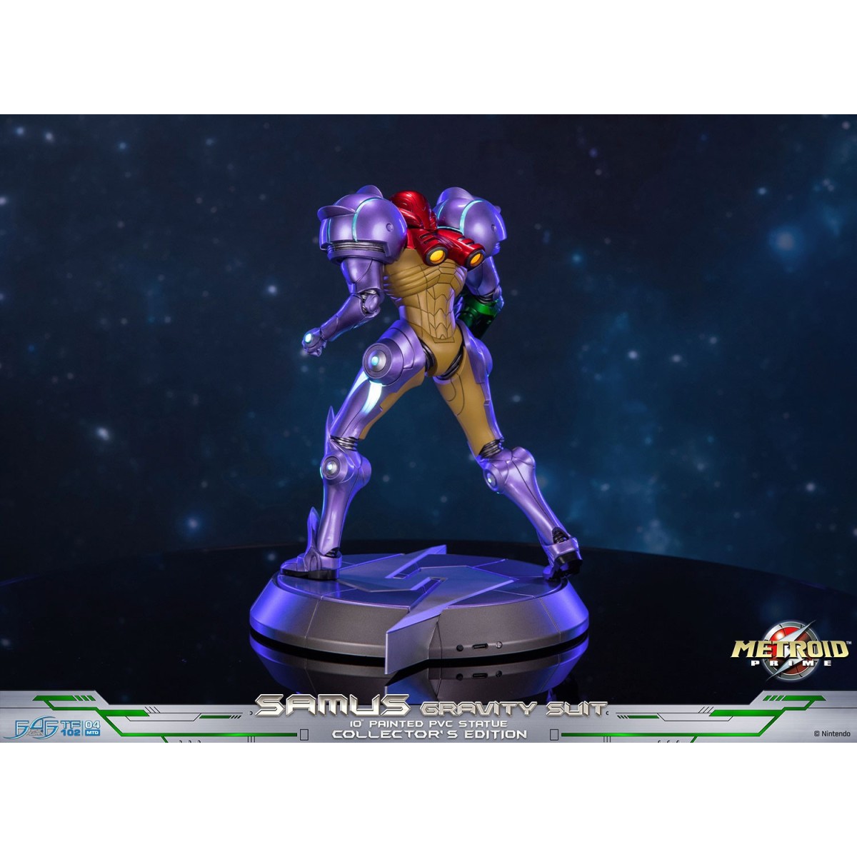 First 4 Figures - Metroid - SAMUS GRAVITY SUIT Collector's Edition Estatua de PVC