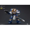 JoyToy - Marines Espaciales - Ultramarines - Escuadra Terminator Cataphractii - Sargento con Espada de Poder 1/18