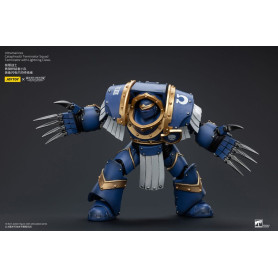 JoyToy - Marines Espaciales - Ultramarines - Escuadra Terminator Cataphractii - Terminator con Garras Relámpago 1/18