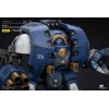 JoyToy - Marines Espaciales - Ultramarines - Leviatán Dreadnought con Lanza Melta Ciclónica y Garras de Asedio 1/18