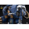 JoyToy - Marines Espaciales - Ultramarines - Leviatán Dreadnought con Lanza Melta Ciclónica y Garras de Asedio 1/18