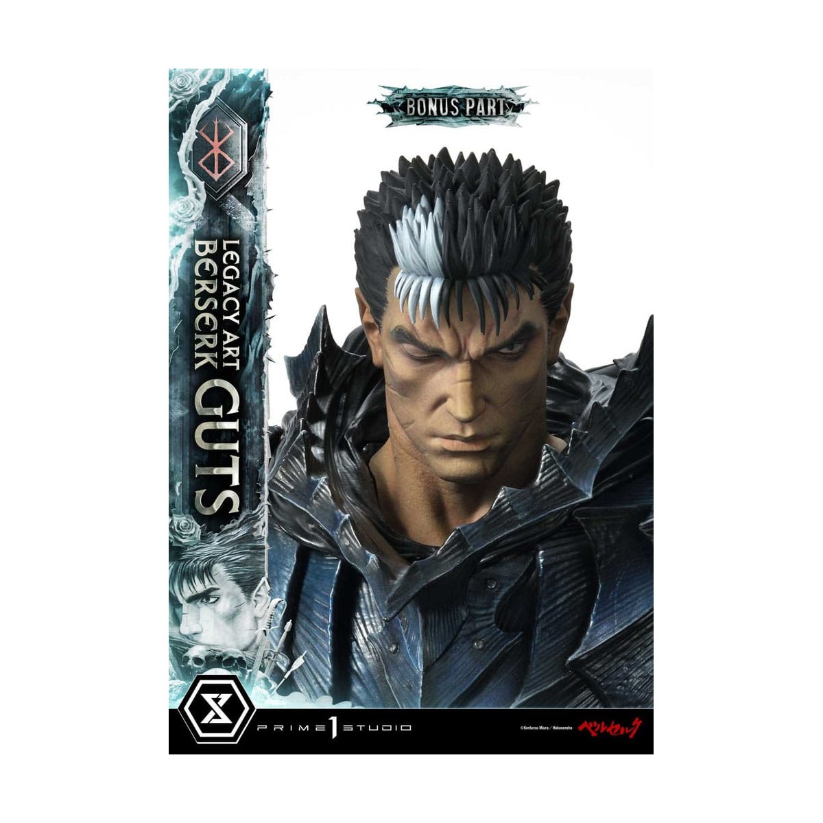 Prime 1 Studio Berserk - Kentaro Miura Legacy Art Berserker GUTS Bonus Version Estatua a escala 1/6