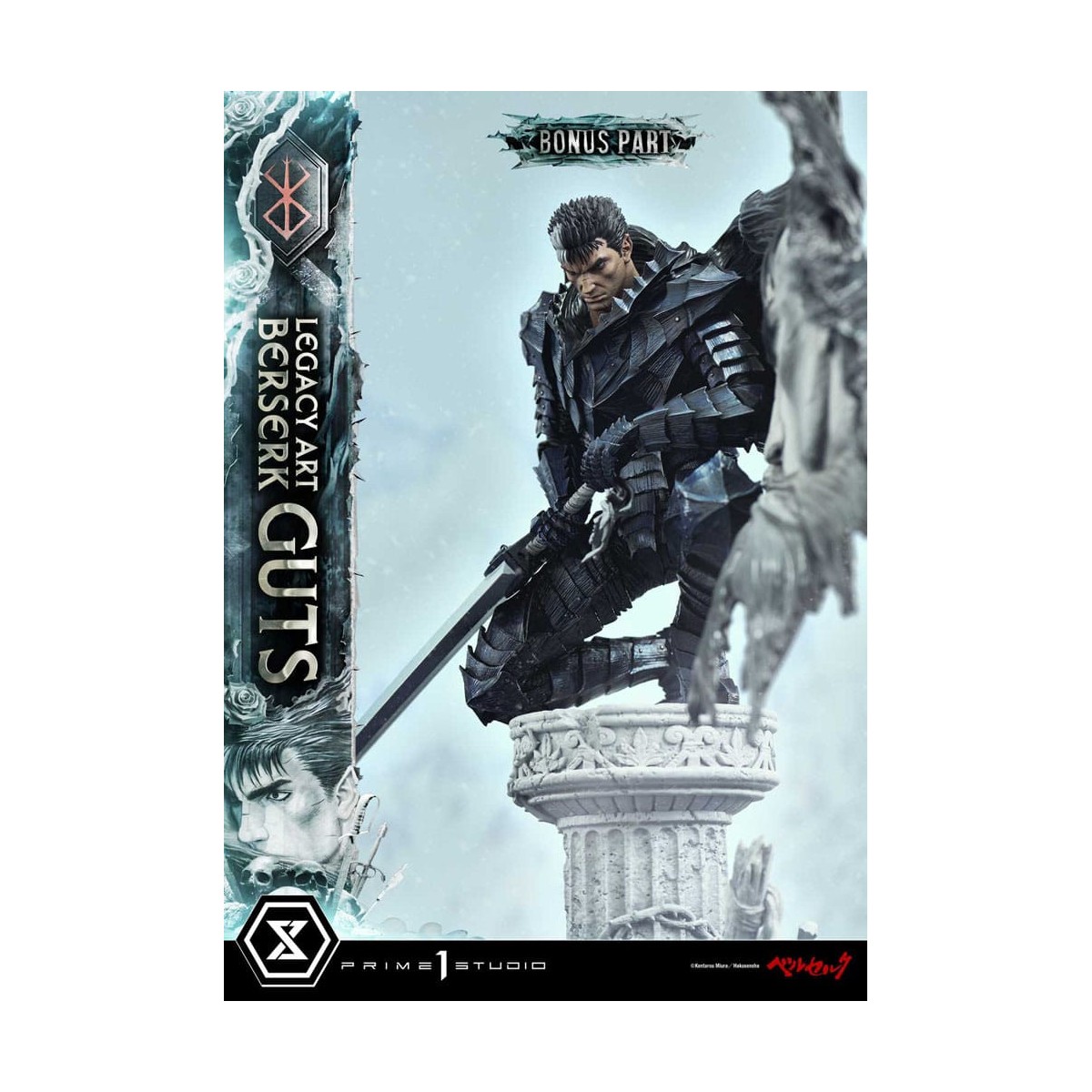 Prime 1 Studio Berserk - Kentaro Miura Legacy Art Berserker GUTS Bonus Version Estatua a escala 1/6