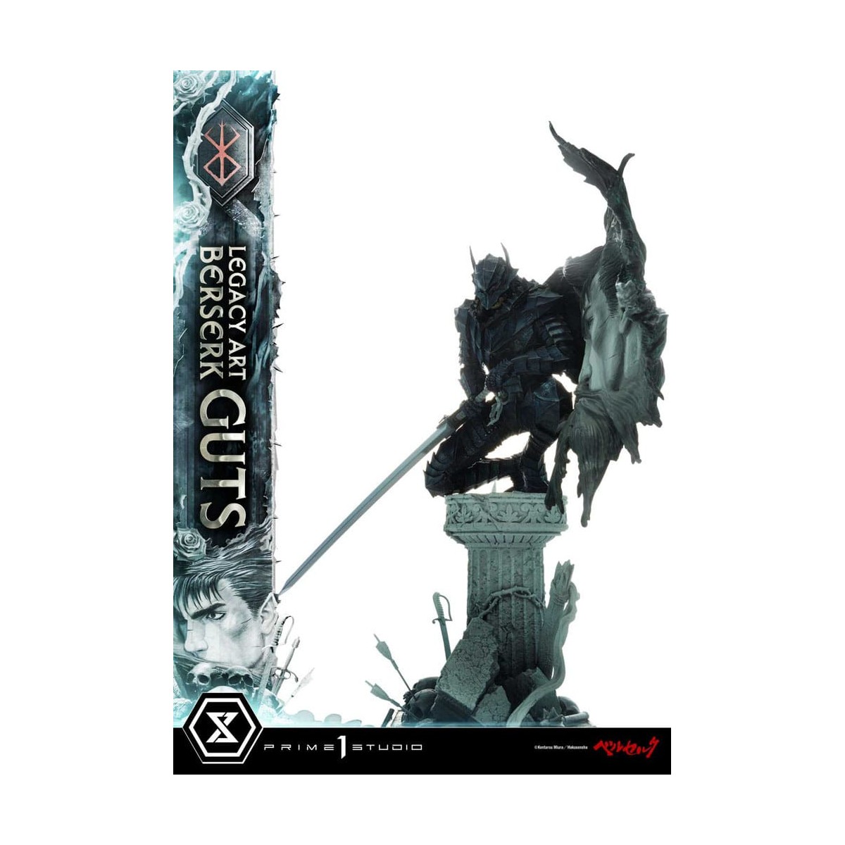 Prime 1 Studio Berserk - Kentaro Miura Legacy Art Berserker GUTS Bonus Version Estatua a escala 1/6