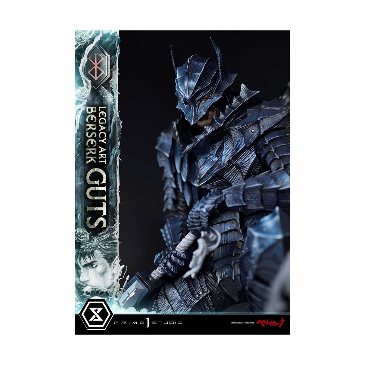Prime 1 Studio Berserk - Kentaro Miura Legacy Art Berserker GUTS Bonus Version Estatua a escala 1/6