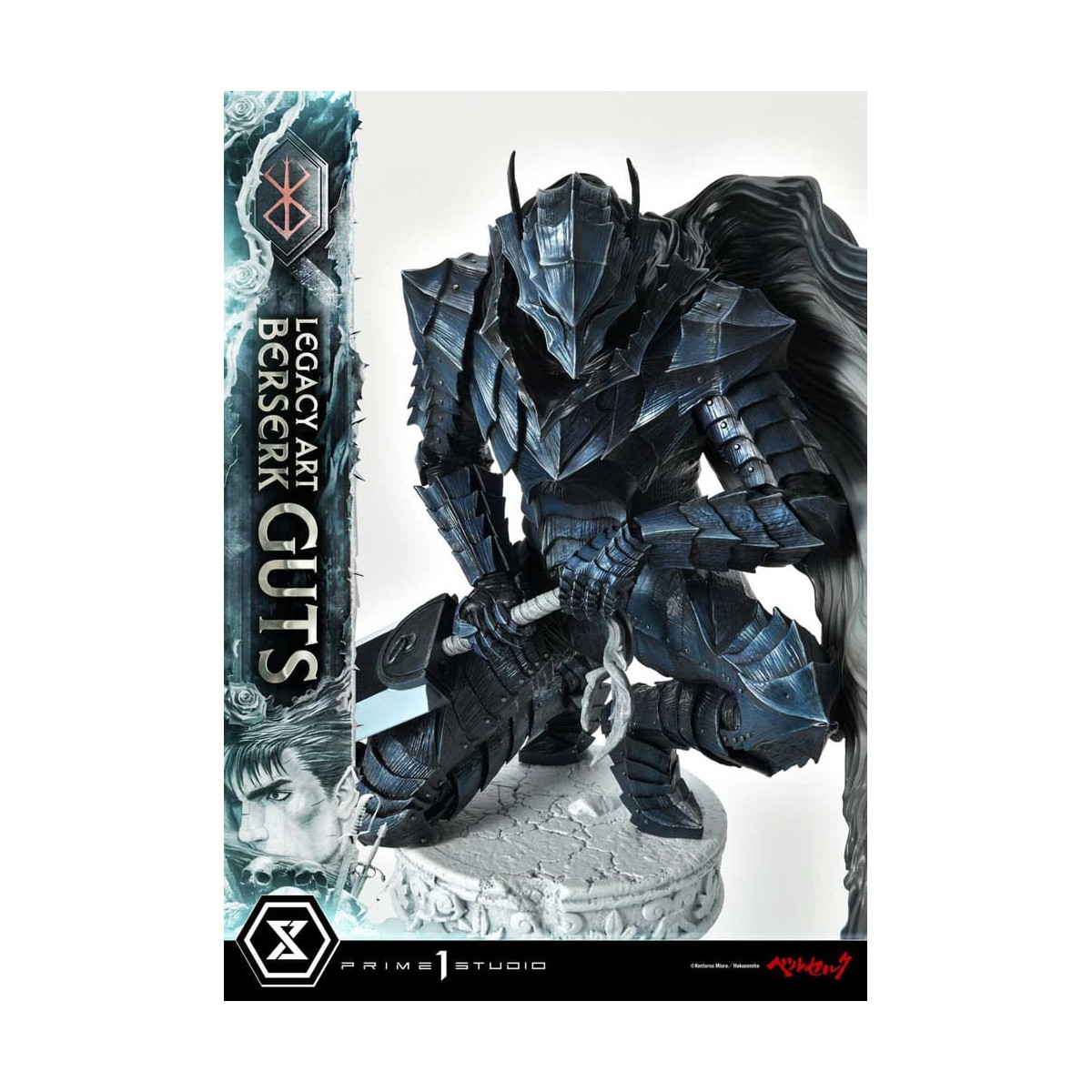 Prime 1 Studio Berserk - Kentaro Miura Legacy Art Berserker GUTS Bonus Version Estatua a escala 1/6