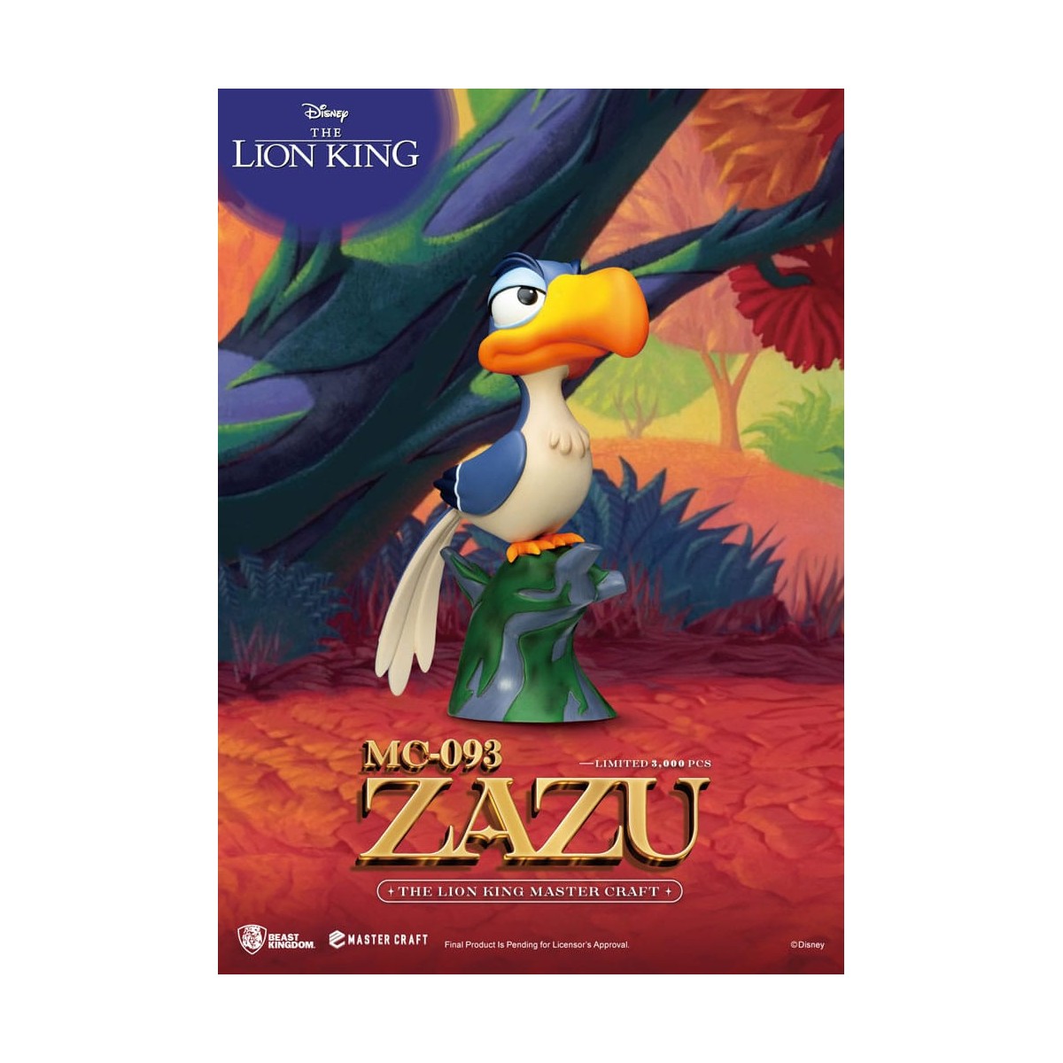 Disney - Beast Kingdom Master Craft Zazu - El Rey León