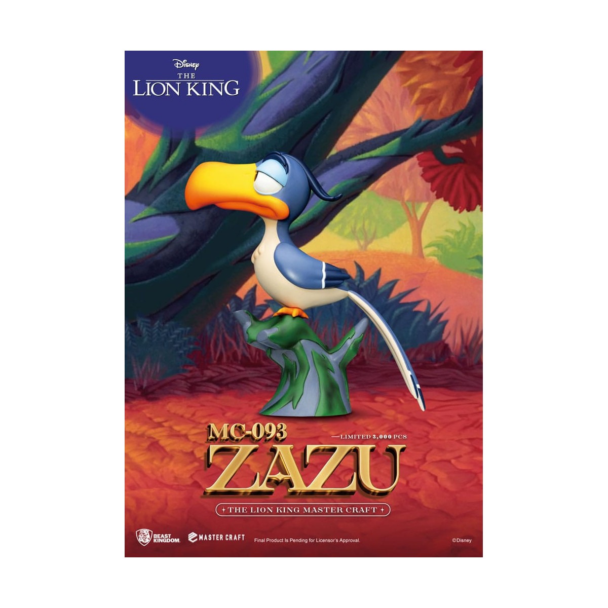 Disney - Beast Kingdom Master Craft Zazu - El Rey León