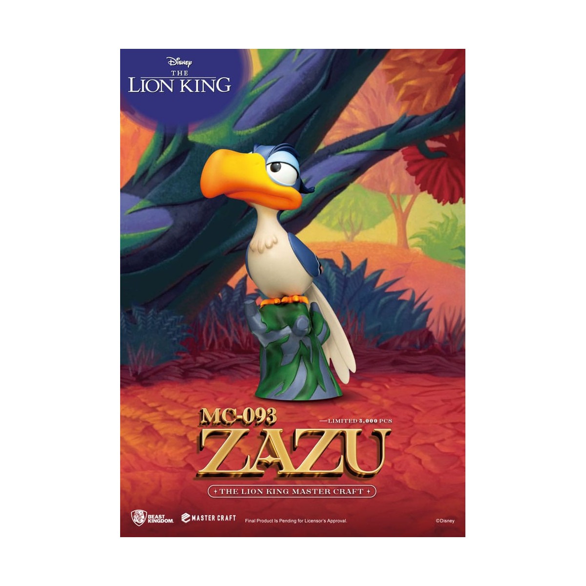 Disney - Beast Kingdom Master Craft Zazu - El Rey León