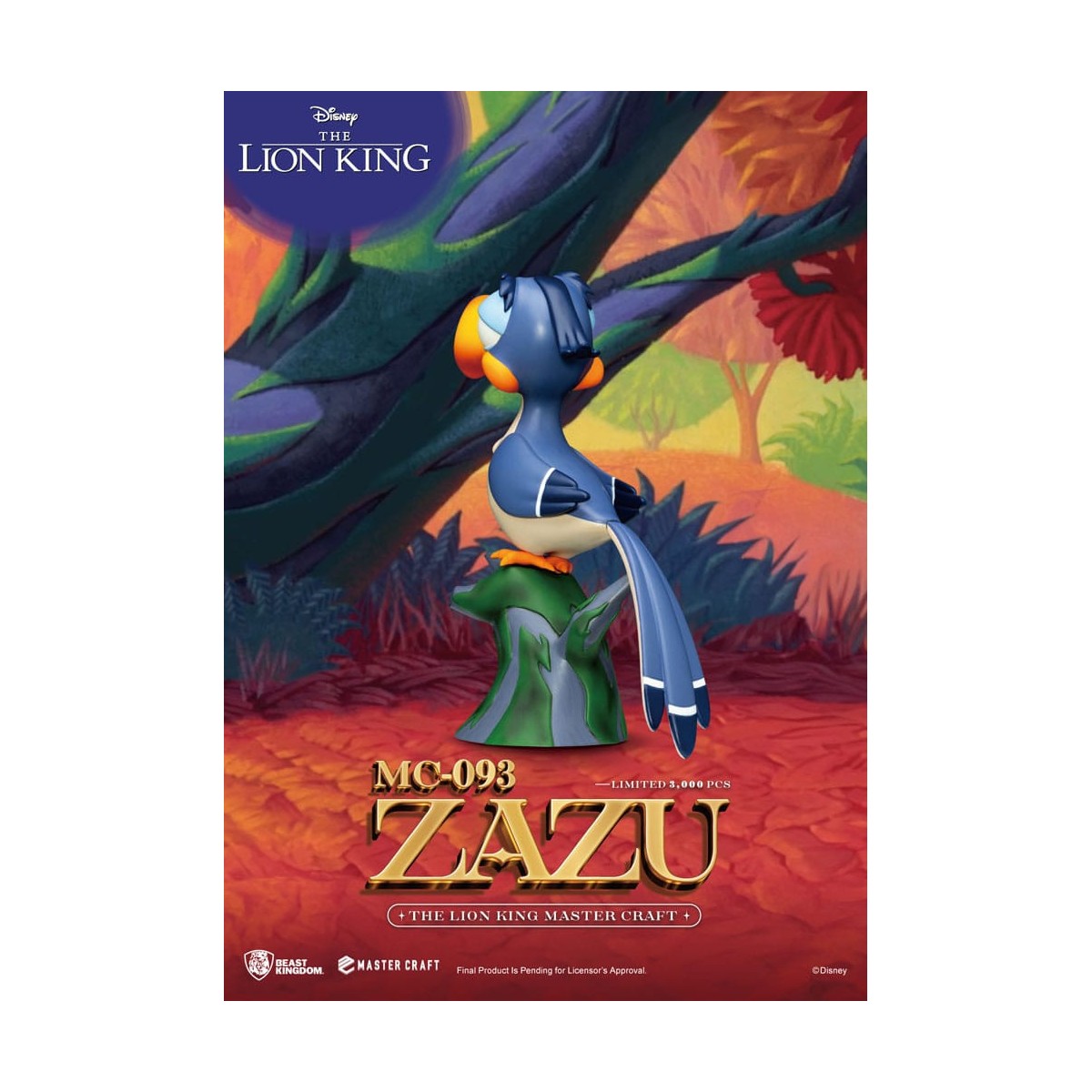 Disney - Beast Kingdom Master Craft Zazu - El Rey León