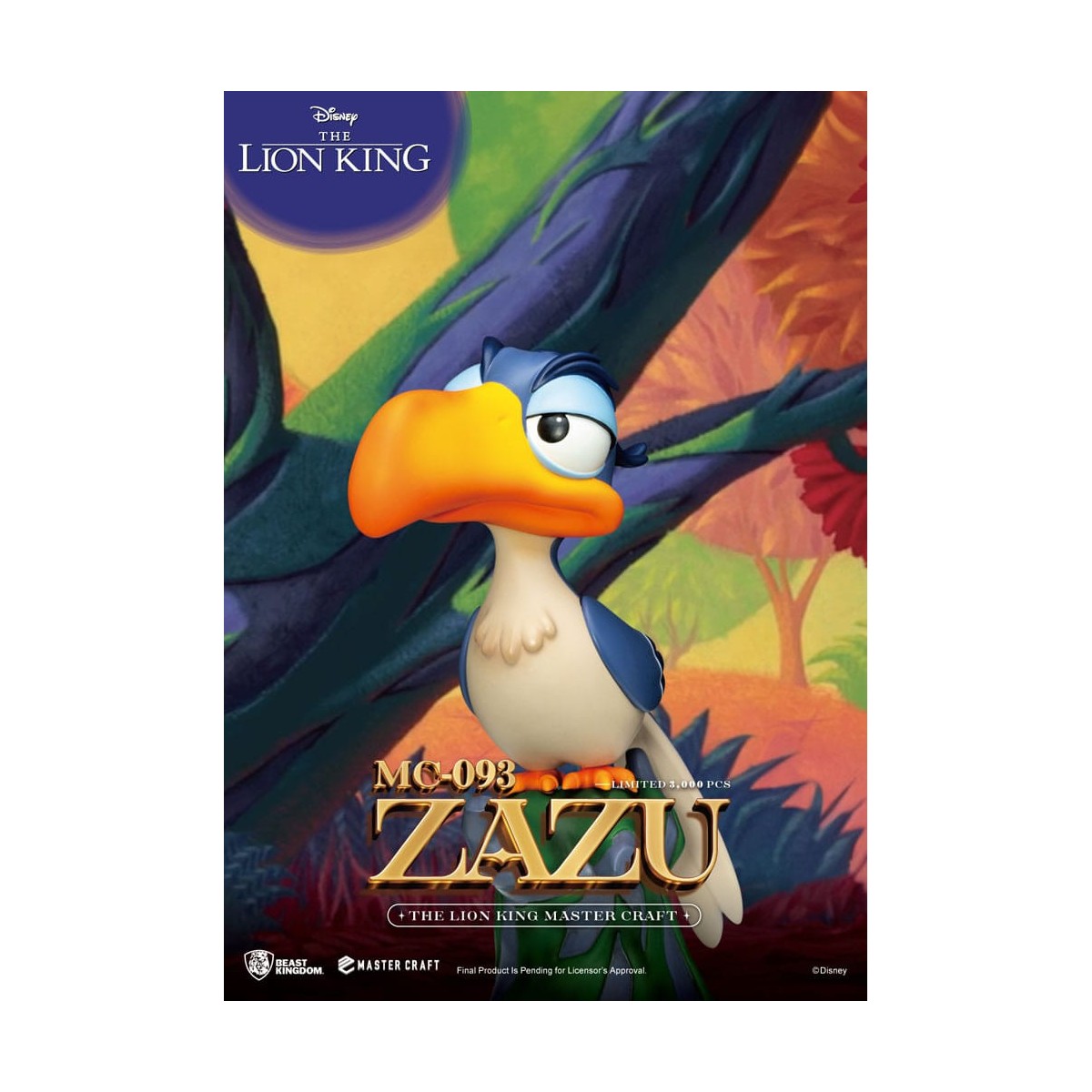 Disney - Beast Kingdom Master Craft Zazu - El Rey León