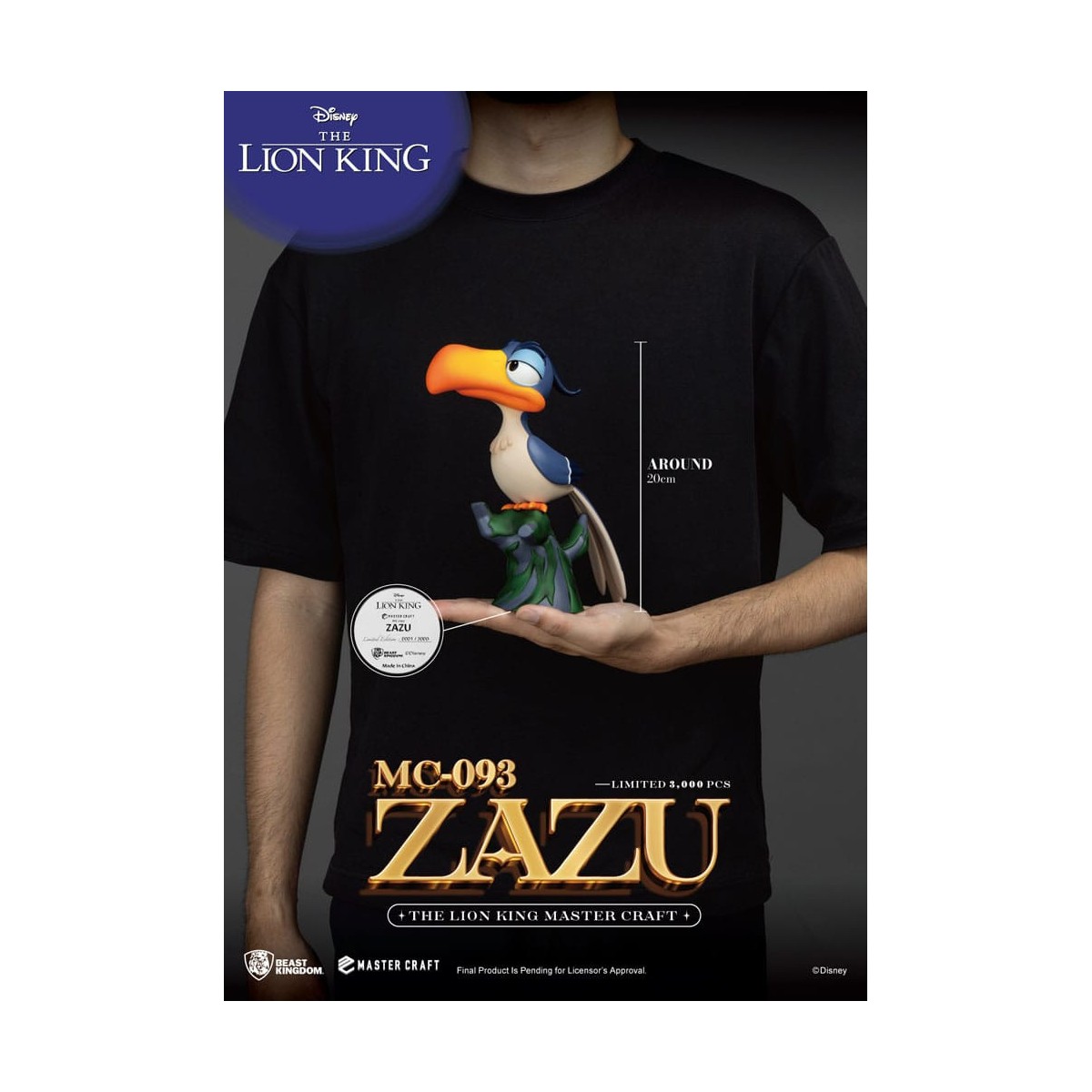 Disney - Beast Kingdom Master Craft Zazu - El Rey León