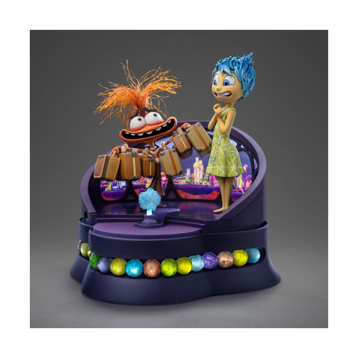 Iron Studios - Disney Pixar - Deluxe Art Scale Alegría y Ansiedad 1/10 - Viceversa 2