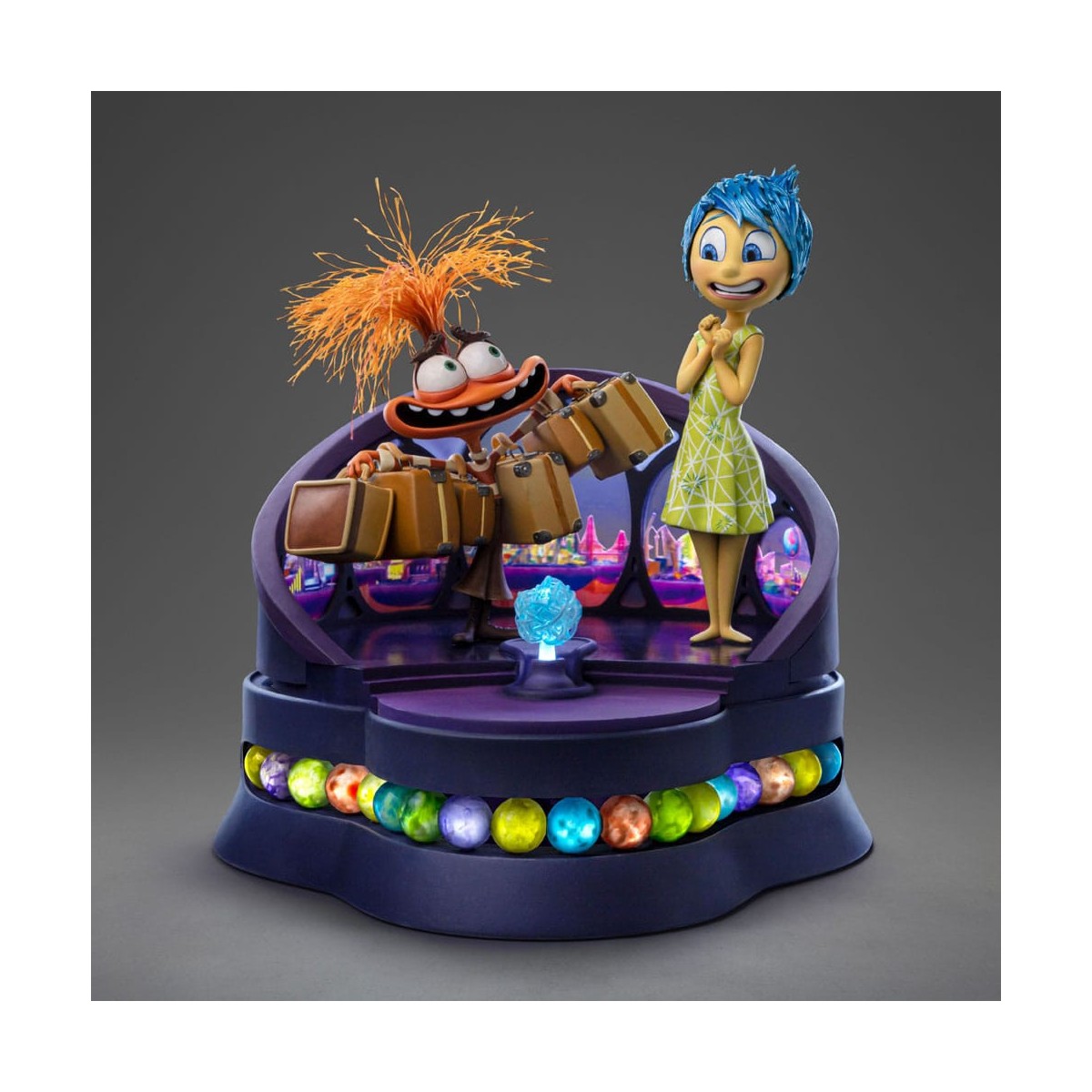 Iron Studios - Disney Pixar - Deluxe Art Scale Alegría y Ansiedad 1/10 - Viceversa 2