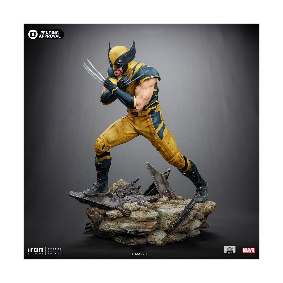 Iron Studios Marvel - Wolverine Legacy Replica 1/4 - Deadpool & Wolverine