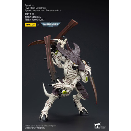 JoyToy Tiránidos - Flota Colmena Guerrero Leviatán con Espadas Hueso 2 1/18 - Warhammer 40K