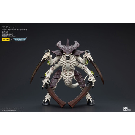 JoyToy Tiránidos - Flota Colmena Guerrero Leviatán con Espadas Hueso 2 1/18 - Warhammer 40K