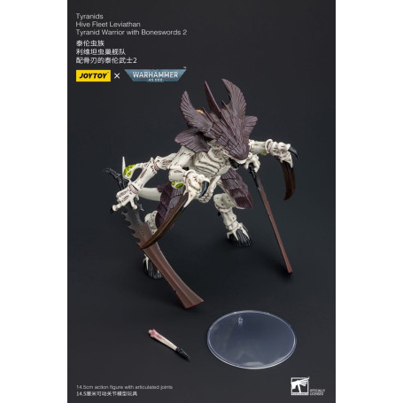 JoyToy Tiránidos - Flota Colmena Guerrero Leviatán con Espadas Hueso 2 1/18 - Warhammer 40K