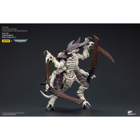 JoyToy Tiránidos - Flota Colmena Guerrero Leviatán con Espadas Hueso 2 1/18 - Warhammer 40K