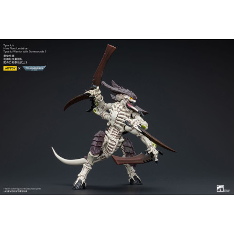 JoyToy Tiránidos - Flota Colmena Guerrero Leviatán con Espadas Hueso 2 1/18 - Warhammer 40K