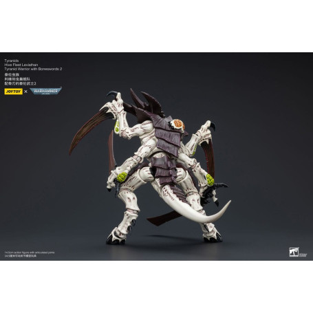 JoyToy Tiránidos - Flota Colmena Guerrero Leviatán con Espadas Hueso 2 1/18 - Warhammer 40K