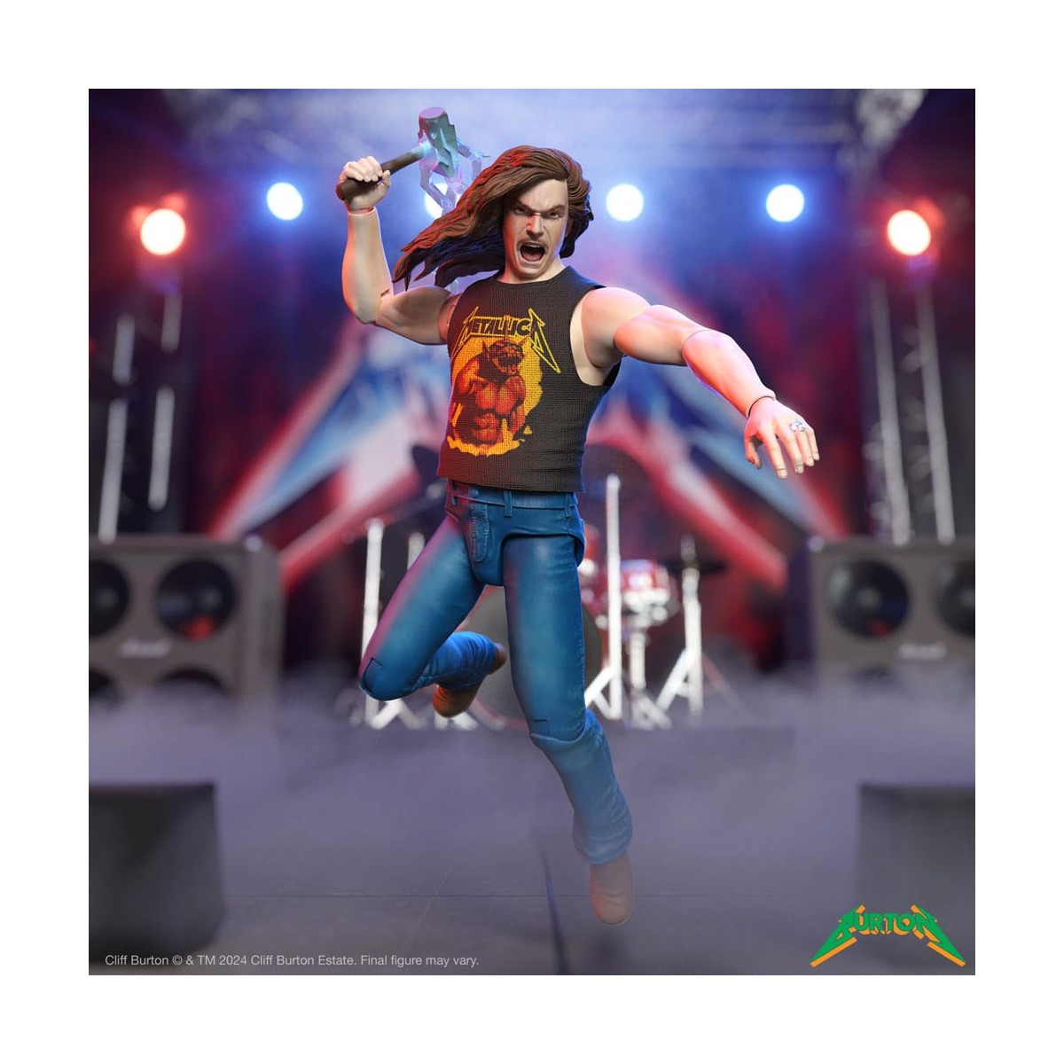Super 7 - Metallica Wave 2 - Ultimates Cliff Burton "Póster Superhéroe