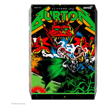 Super 7 - Metallica Wave 2 - Ultimates Cliff Burton "Póster Superhéroe