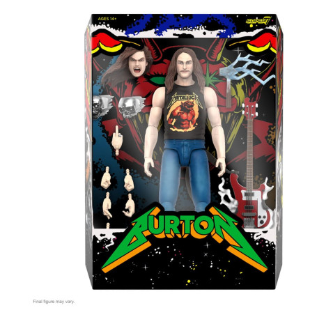 Super 7 - Metallica Wave 2 - Ultimates Cliff Burton "Póster Superhéroe