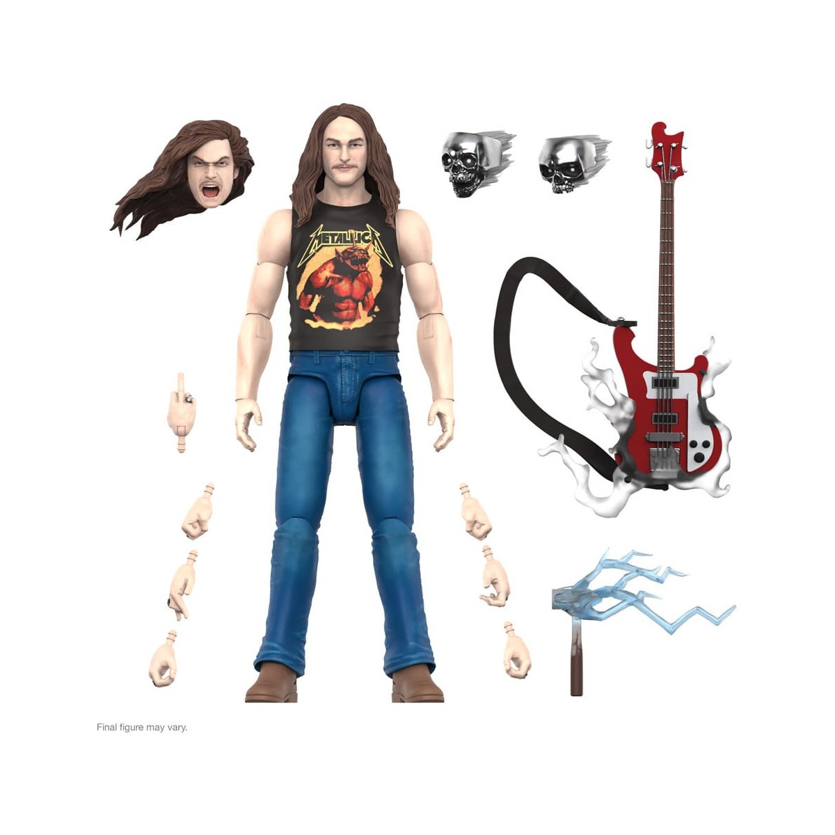 Super 7 - Metallica Wave 2 - Ultimates Cliff Burton "Póster Superhéroe