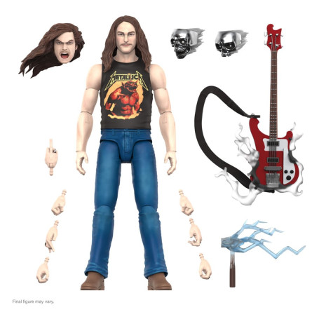 Super 7 - Metallica Wave 2 - Ultimates Cliff Burton "Póster Superhéroe