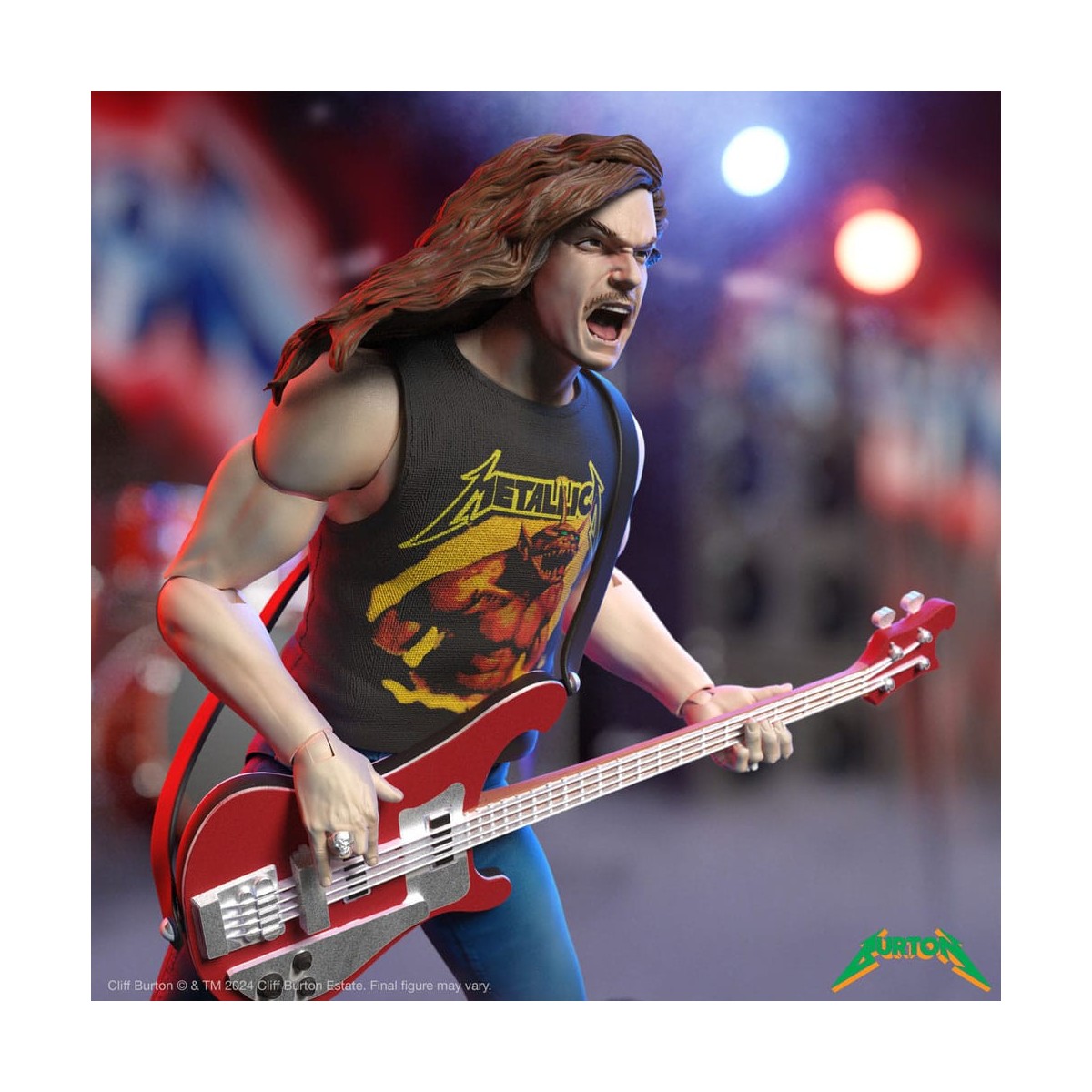 Super 7 - Metallica Wave 2 - Ultimates Cliff Burton "Póster Superhéroe