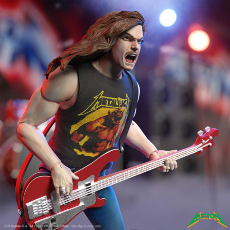 Super 7 - Metallica Wave 2 - Ultimates Cliff Burton "Póster Superhéroe